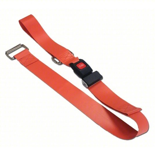LOT of 4 - 2x DMS Strap Orange 5' H 51652 + 1x  11152 MA (5')+ 1x  11091 OR (9')