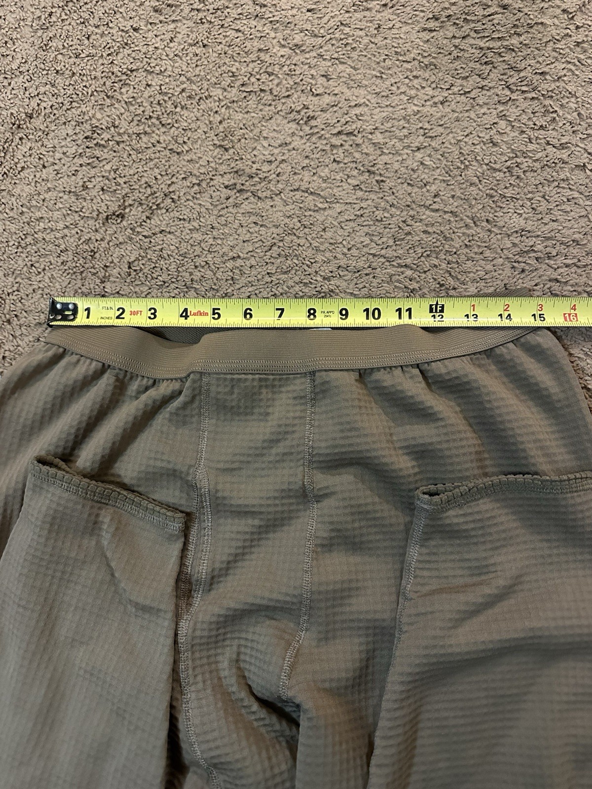 Military Gen III Polartec Grid Base Pants Coyote Brown Size Large Long Mid-Wt