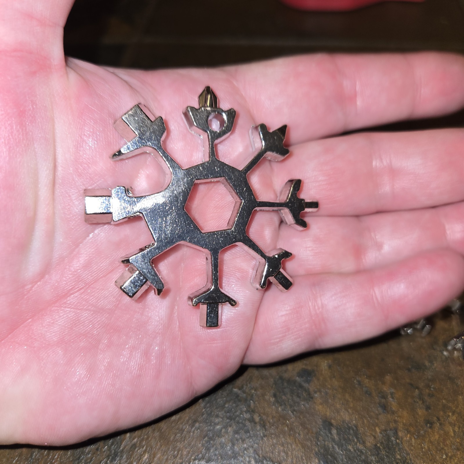 Two Stainless Snowflake Shape 18 In 1 Multi Tool Screwdriver US Fast Shipping!