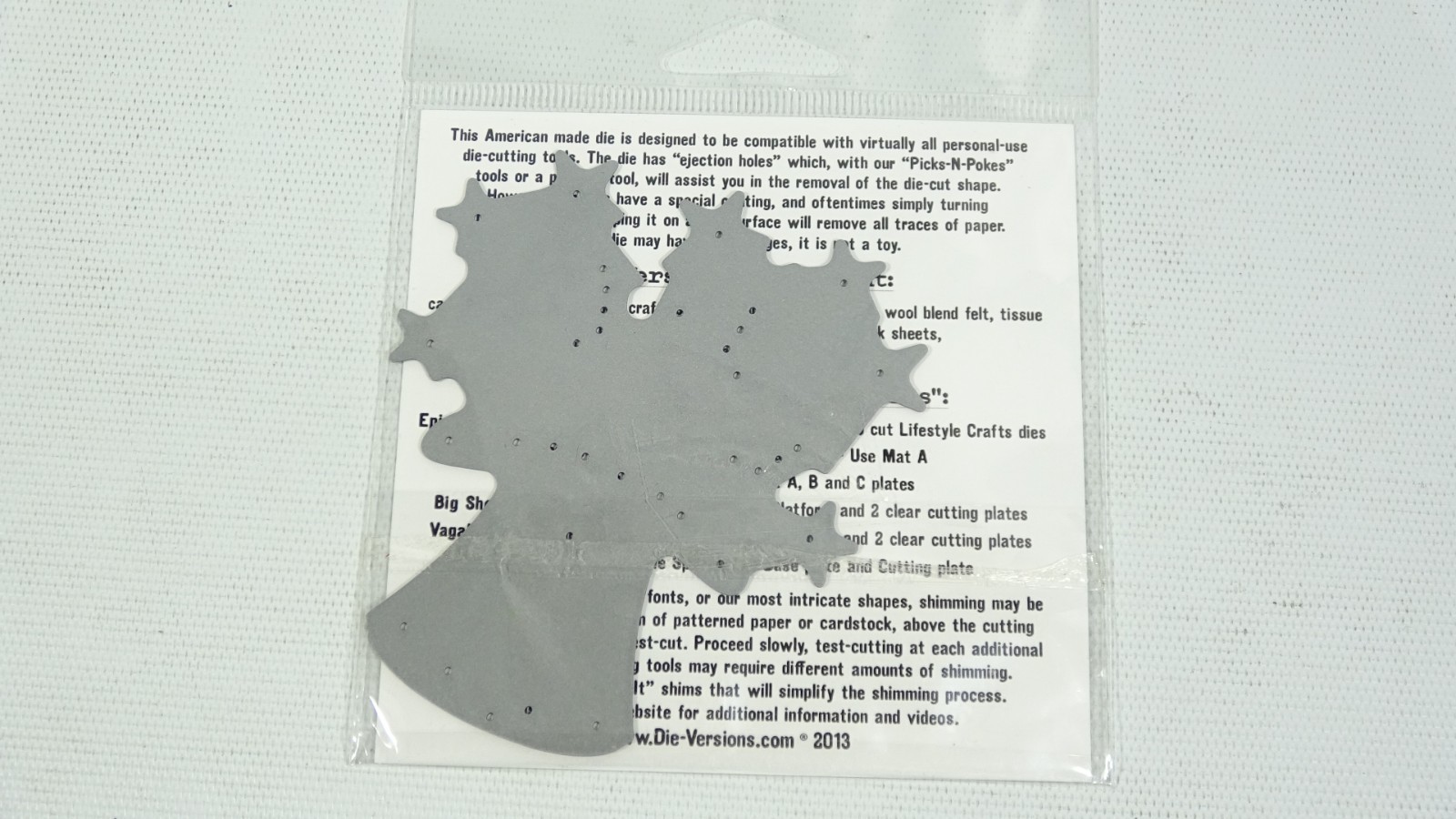 Die-versions Fireworks Whispers Metal Die - DV-471