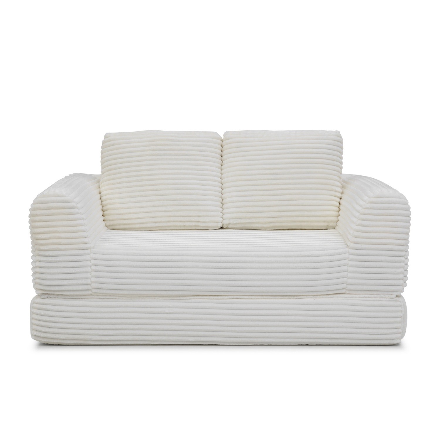 Floor Sofa Bed Futon Convertible Foldable Mattress for Small Spaces No Assembly