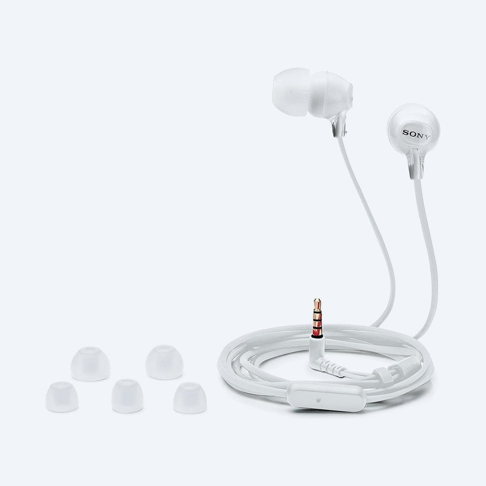 Sony MDR-EX15LP Fashion Color EX Series Earbud Headphones (White)