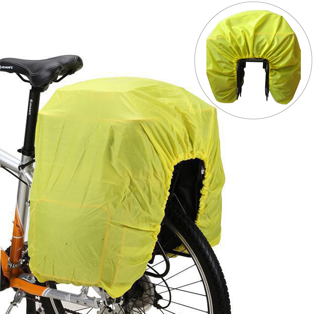 Waterproof Bike Rear Pannier Bag Bicycle Rear Carrier Bag Rain Cover