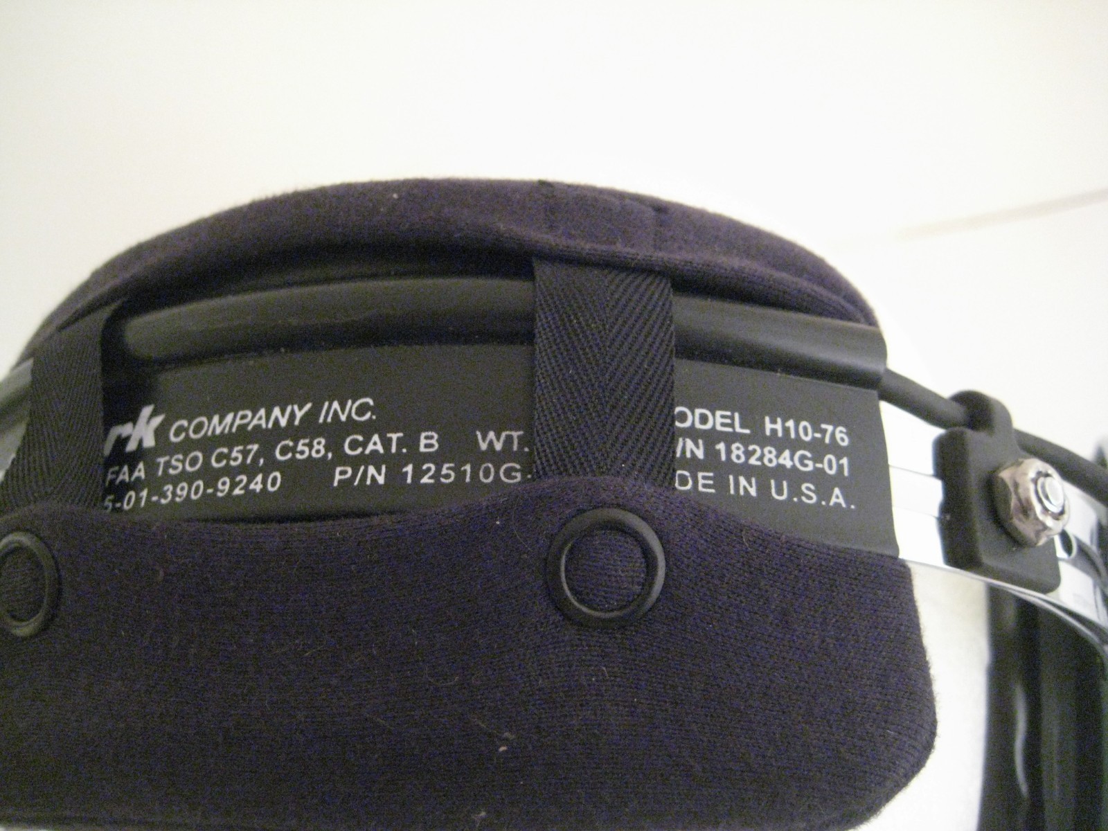 Refurbished David Clark H10-76 Military Headset with Volume Control