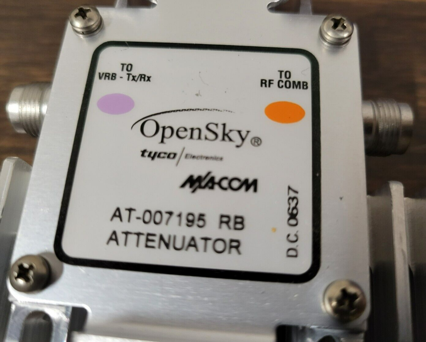 OpenSky Tyco M/A-COM AT-007195 RB Attenuator