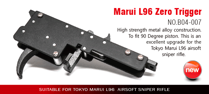 Action Army B04-007 L96 Zero Trigger Airsoft Sear Set for Tokyo Marui L96 (MIT)