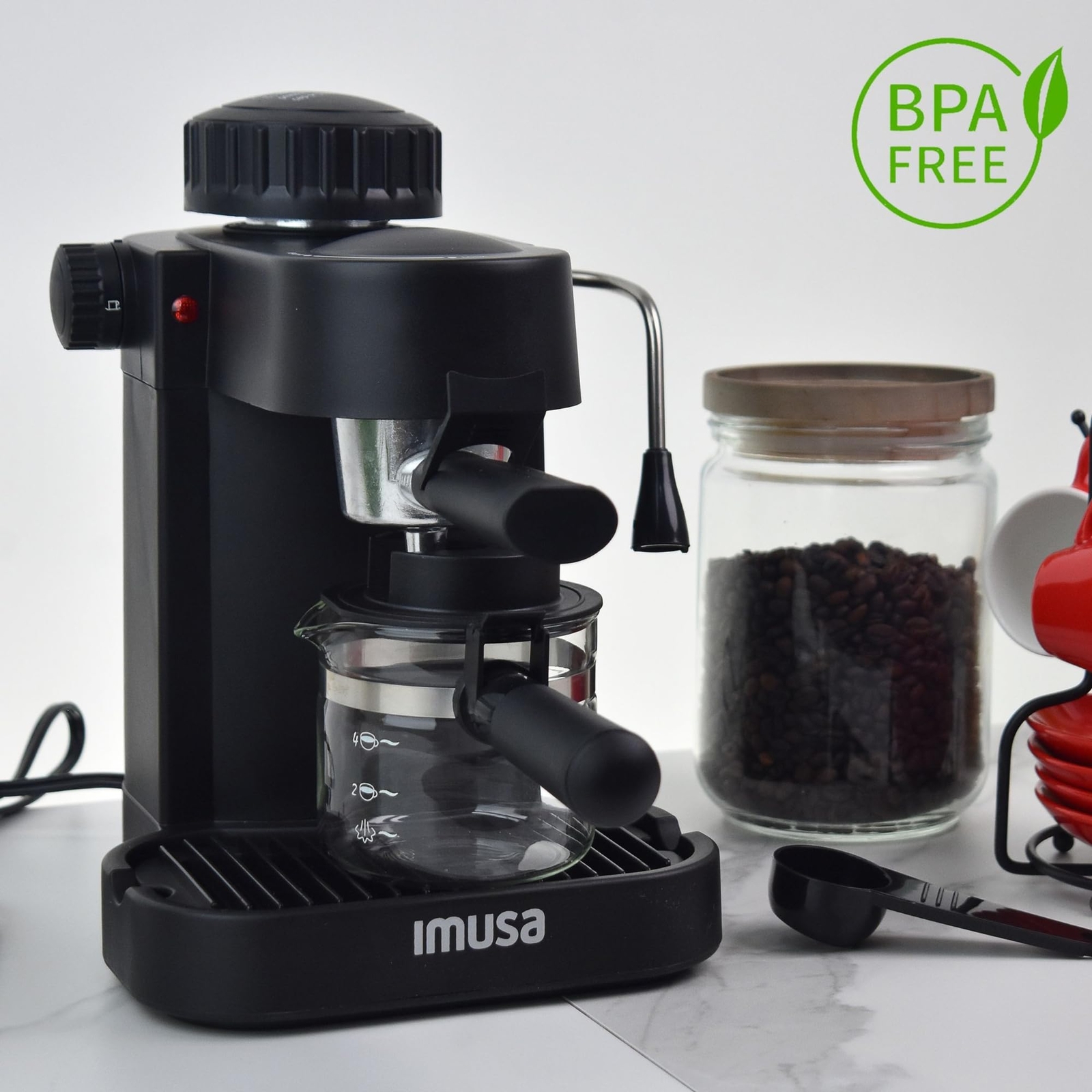 4 Cup Espresso/Cappuccino Maker