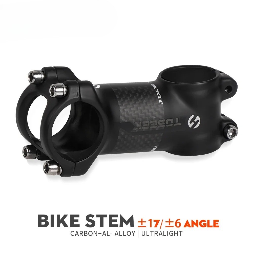 Bike Handlebar Stem 28.6-31.8mm Angle 6 17 Degrees MTB Bicycle Handlebar Stem