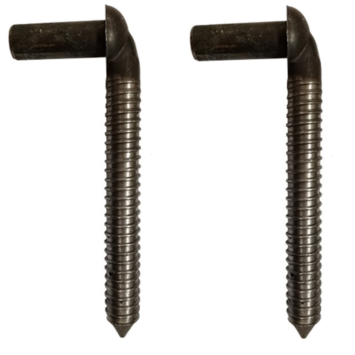 3/4" x 6" Heavy Duty J Bolt Lag Hinge Pin Fastener Bare (2pcs)