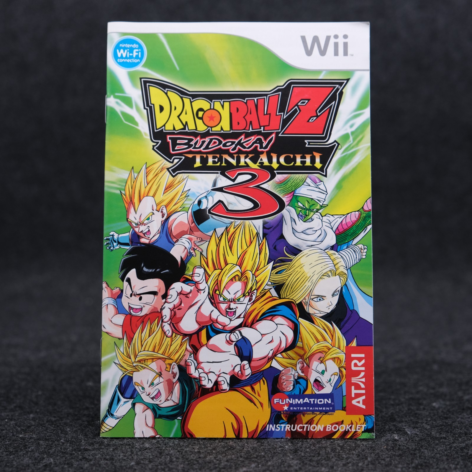 Dragon Ball Z Budokai Tenkaichi 3 Nintendo Wii Instruction Manual Only