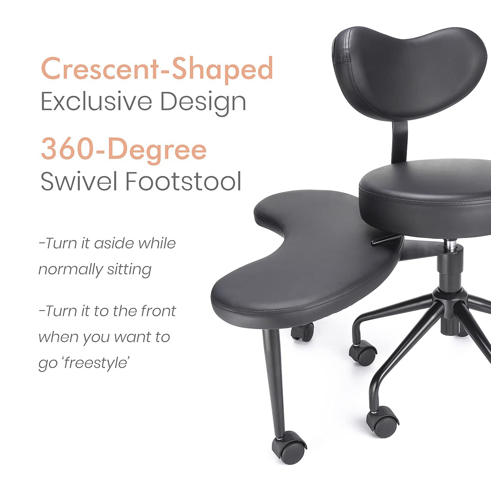 Meditation Chair, ADHD Chair, Cross Legged Office Chair with Wheels Brand New-