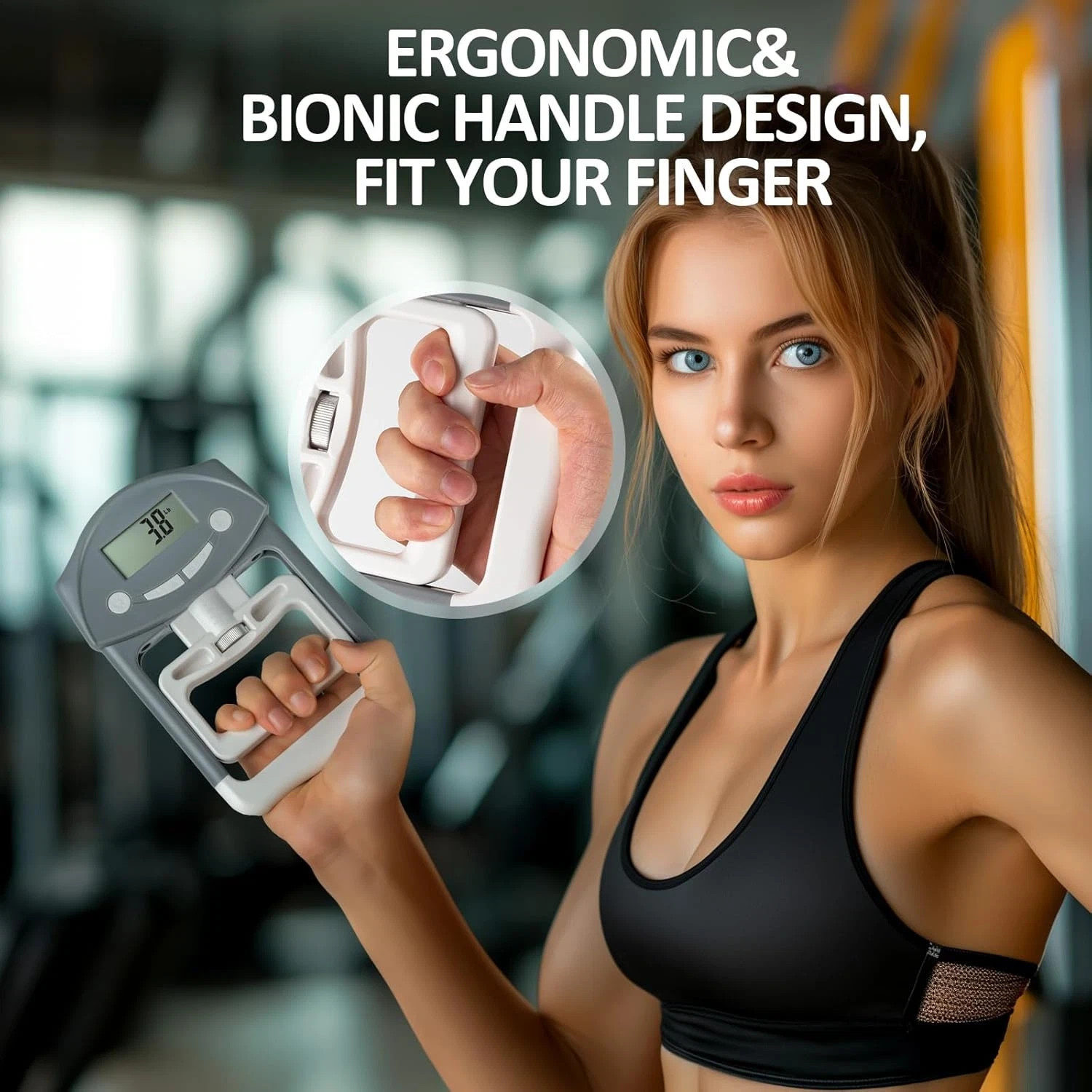Grip Strength Tester, Hand Grip Dynamometer, Electronic Hand Grip Strength Teste