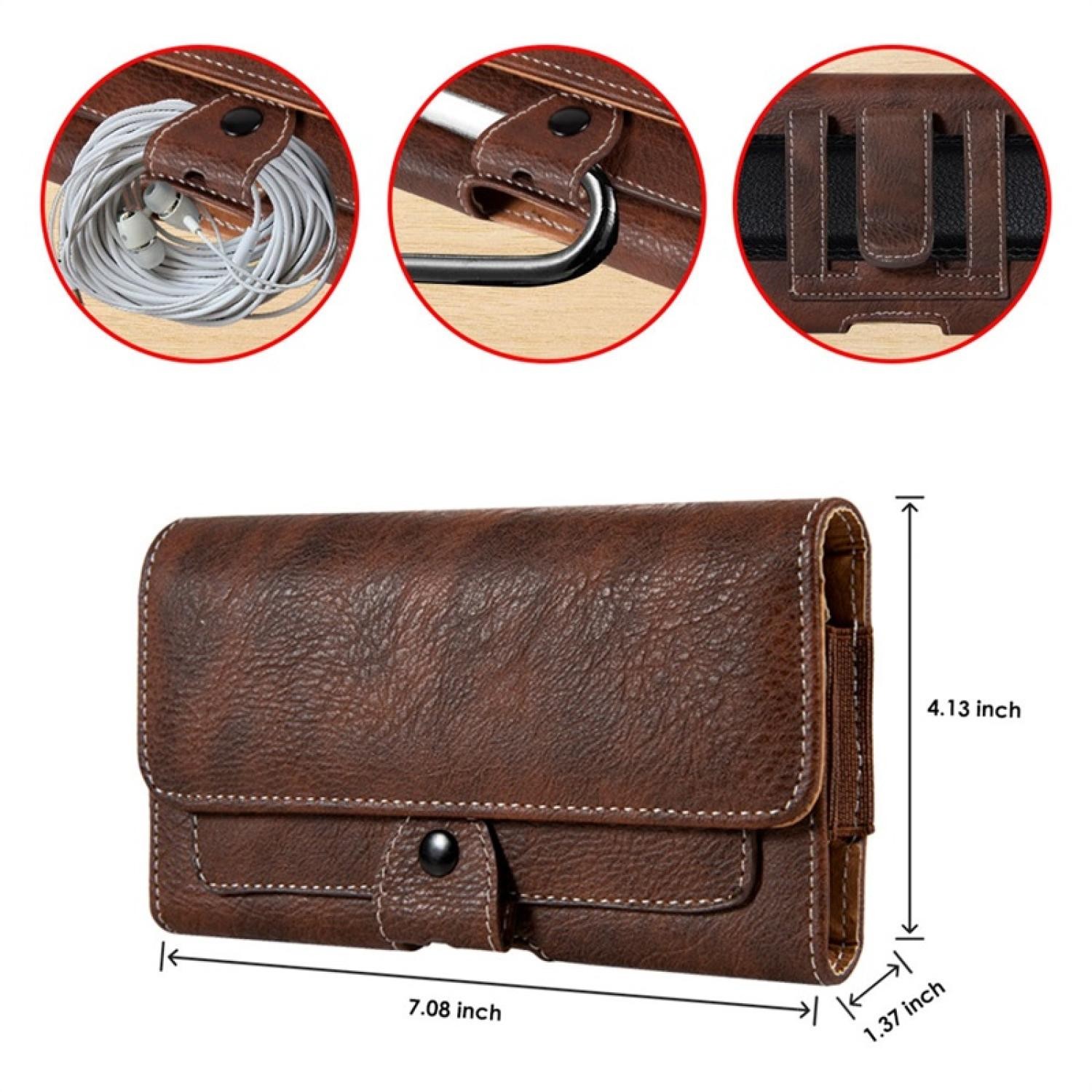 Gym Handsfree Phone Pouch Belt Clip Case Horizontal Holster