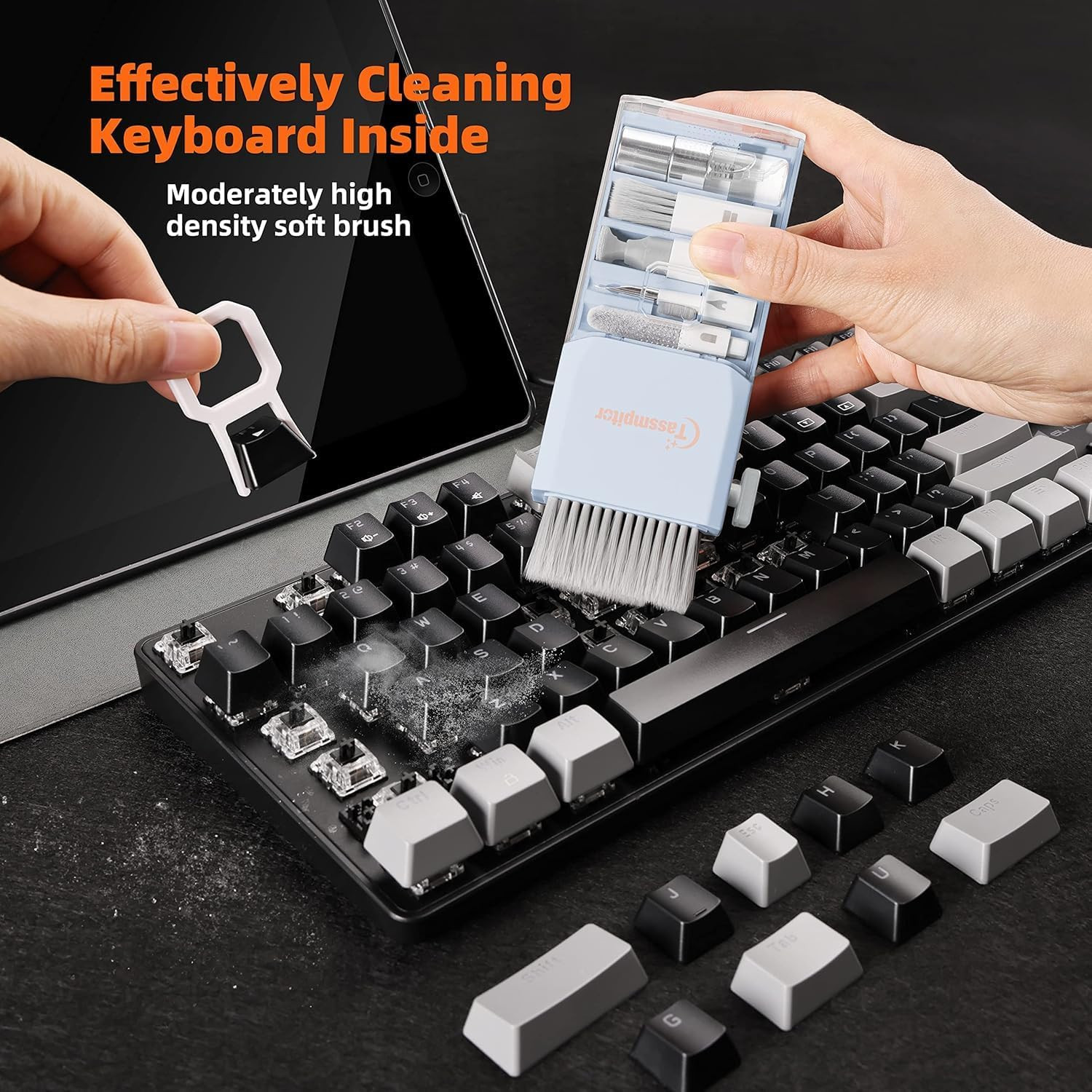 Keyboard Cleaner & Laptop Cleaning Kit for Computer Screen, Blue | High-density