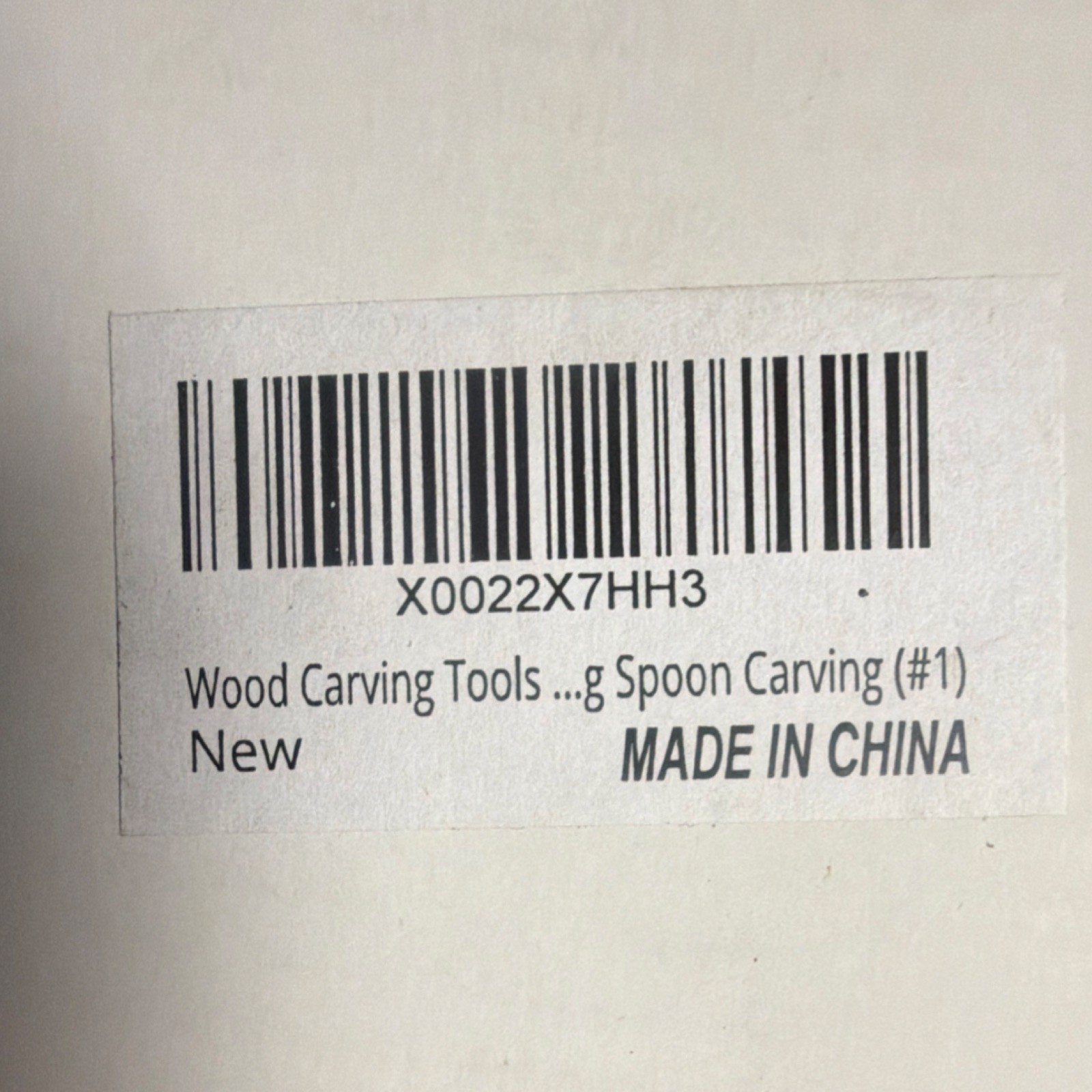 Wood Carving Tools Set for Spoon Carving, Made in China, MPN X0022X7HH3
