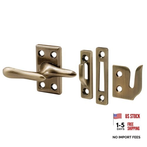 H 3683 1-7/8 In. Diecast and Steel Casement Window 1-7/8 in. Antique Brass