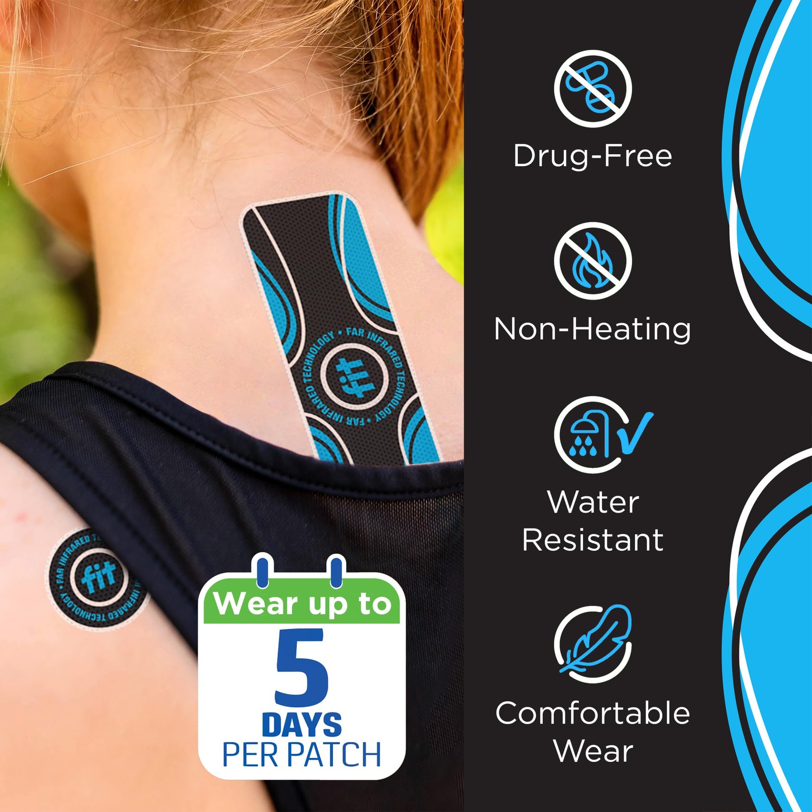 JointFlex FIT Therapy Far Infrared Patch Trial Pack, Supports Continuous...