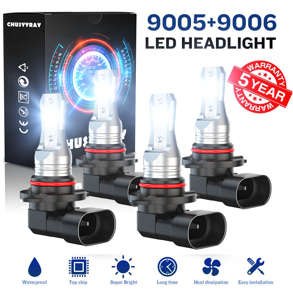 For Dodge Journey Sport Utility 4-Door 2009-2019 LED Headlight Hi/Low Beam Bulbs