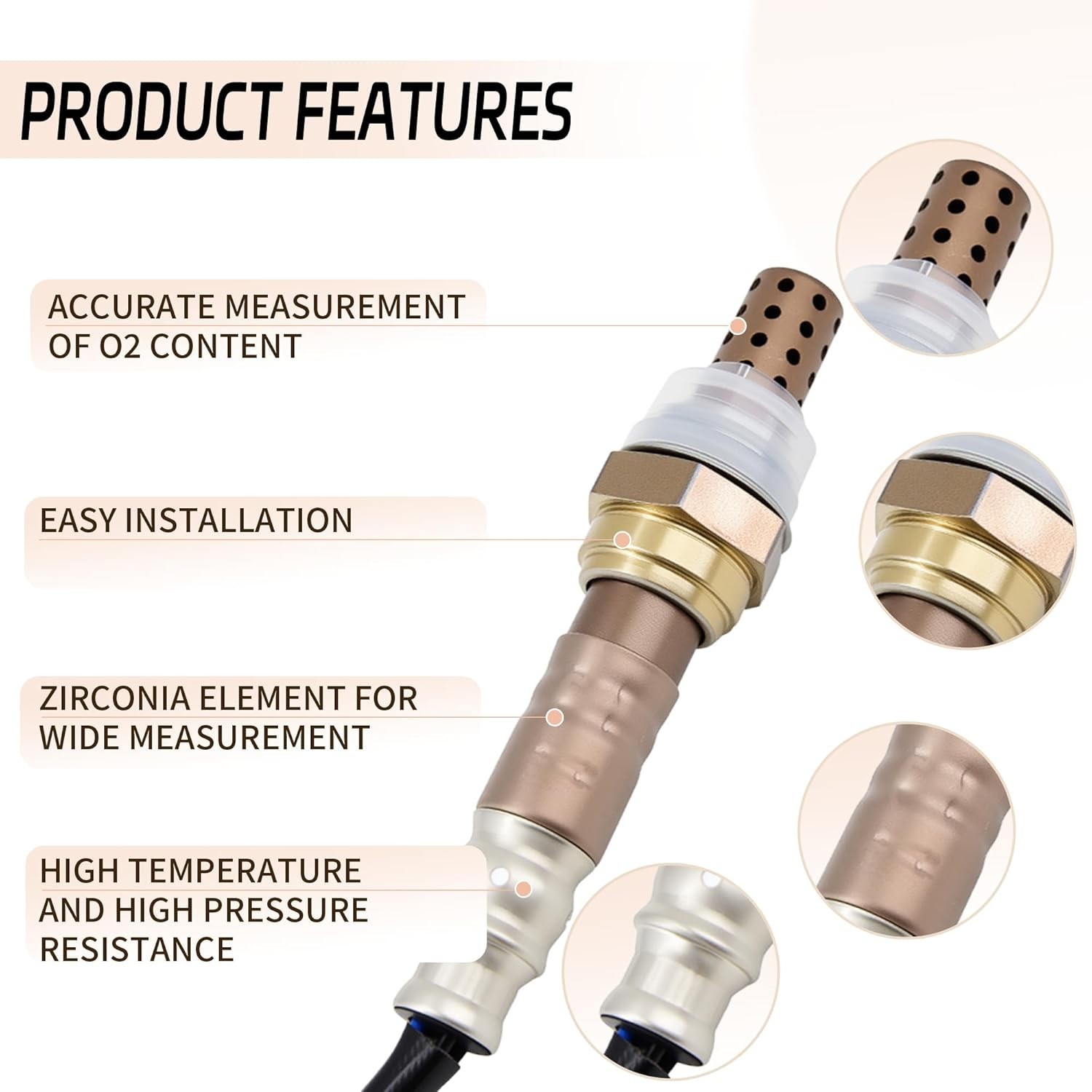 2Pcs Oxygen Sensor Upstream & Downstream 234-4242, 234-4251 Compatible for