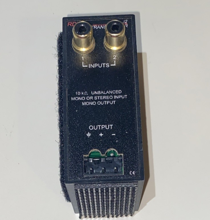 RDL TX-J2 Unbalanced Mono Stero Input Output Transformer No Power Harness