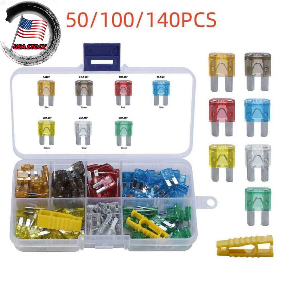 ATR Micro2 Blade Fuses Assorted Kit Car 30A 25A 20A 15A 10A 7.5A 5A 50/140pcs
