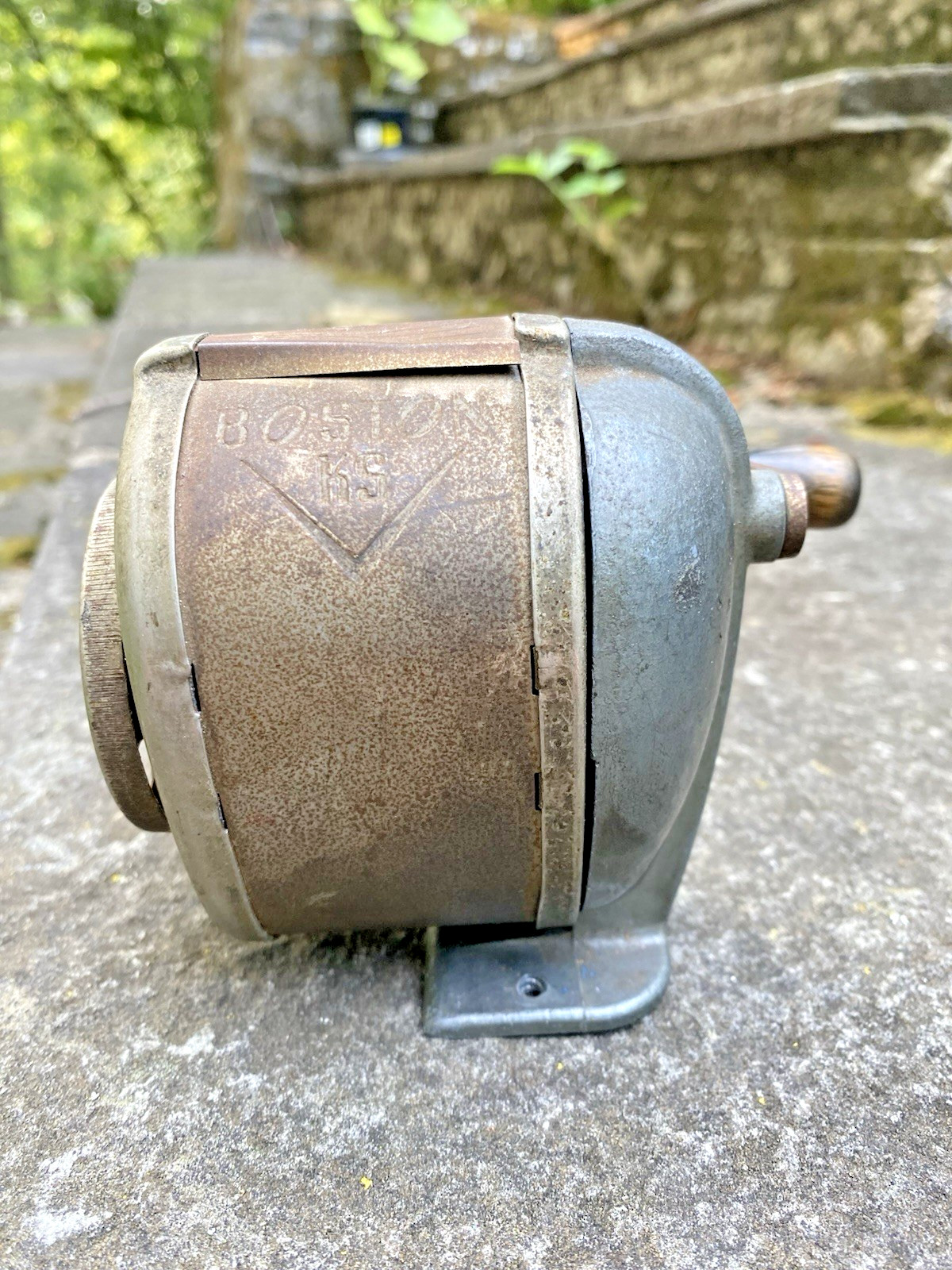 Vintage Original Boston KS Schoolhouse Pencil Sharpener
