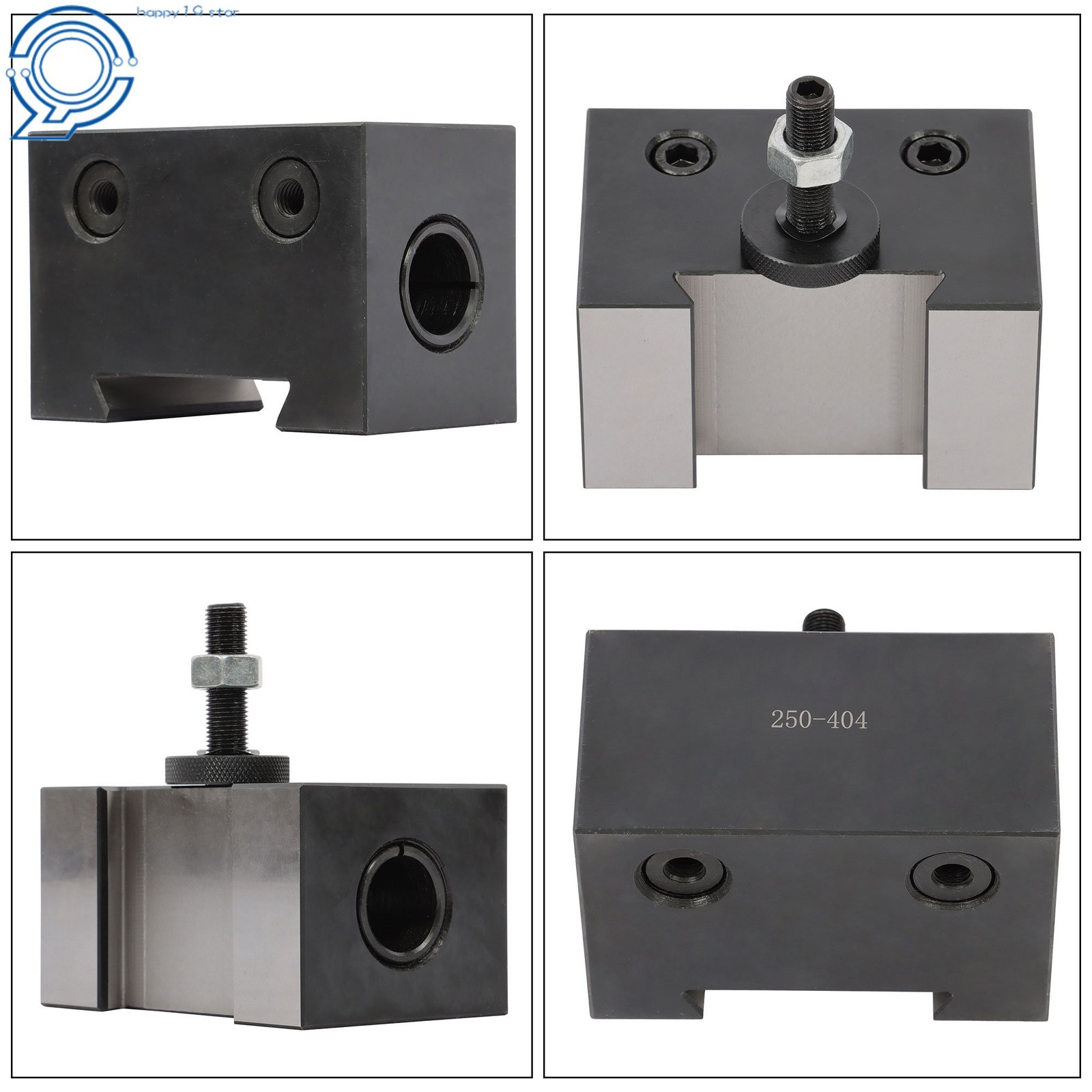 Quick Change CA #4 Tool Post Set 250-404 for Lathe Turning Operations