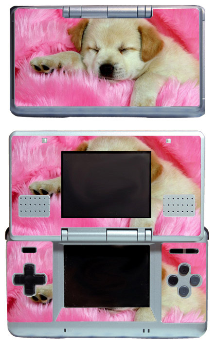 Cute Dog Vinyl Decal Skin Sticker Cover for Nintendo DS Original