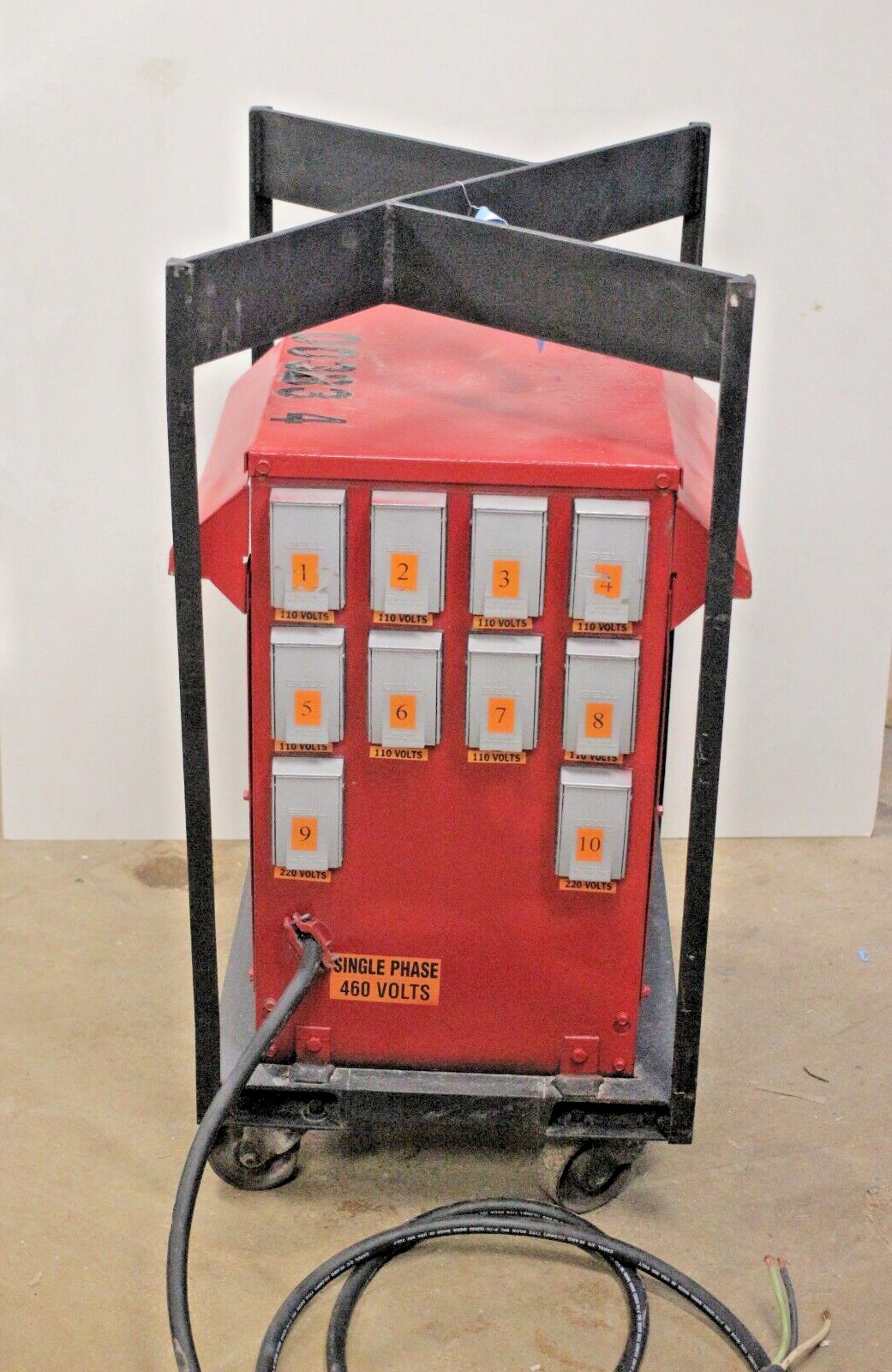 Sorgel Temporary Power Distribution Transformer 460v 25kv  - single phase