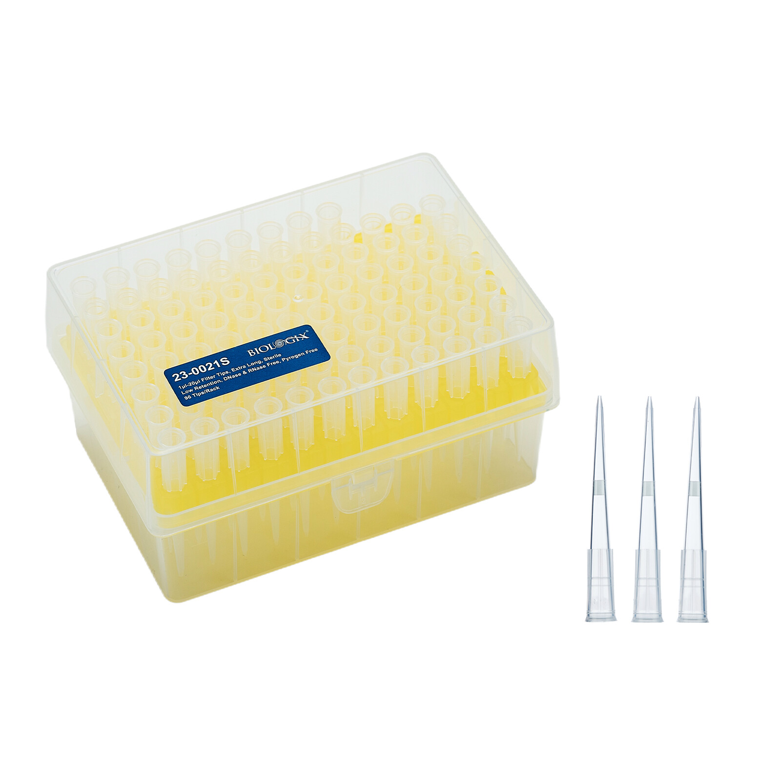 (10 Racks) 20μl Filter Pipette Tips, Low Retention, Lab Universal Pipettor Tips