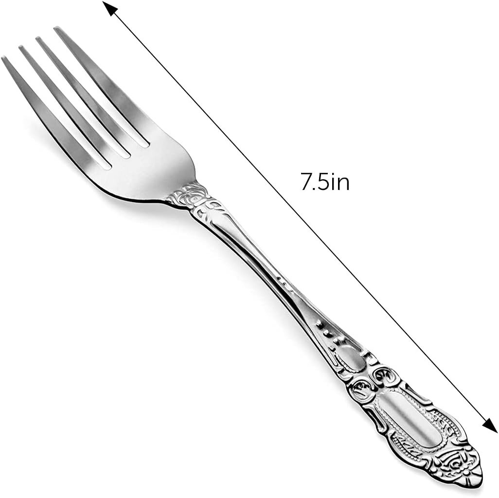 Heavy Duty Dinner Forks Stainless Steel Table Forks Flatware Set of 12 Durable