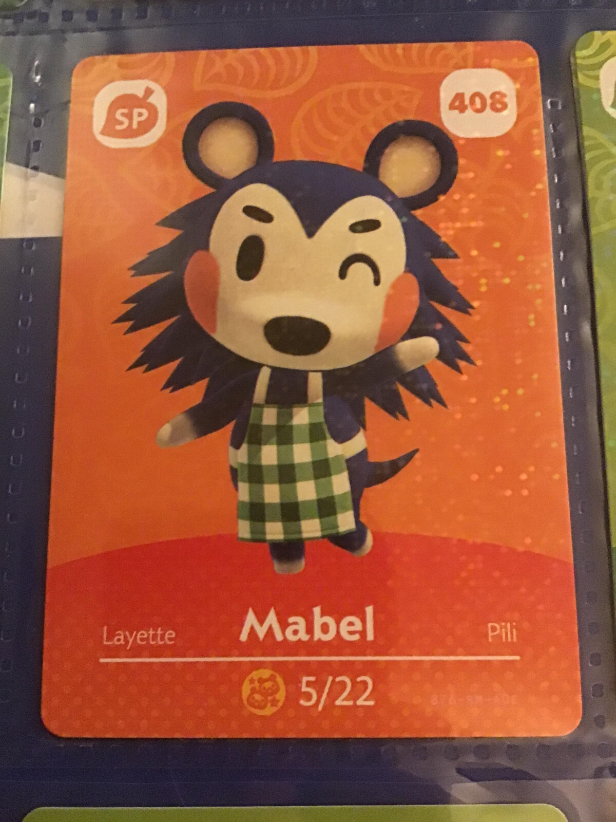 animal crossing amiibo cards series 5 # 408 Mabel