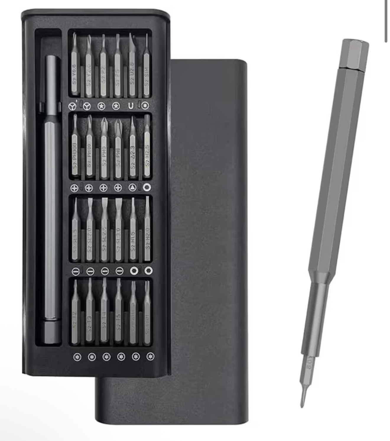 24 In 1 Small Precision Screwdriver Set Magnetic Mini Bit Set For PC Electronics