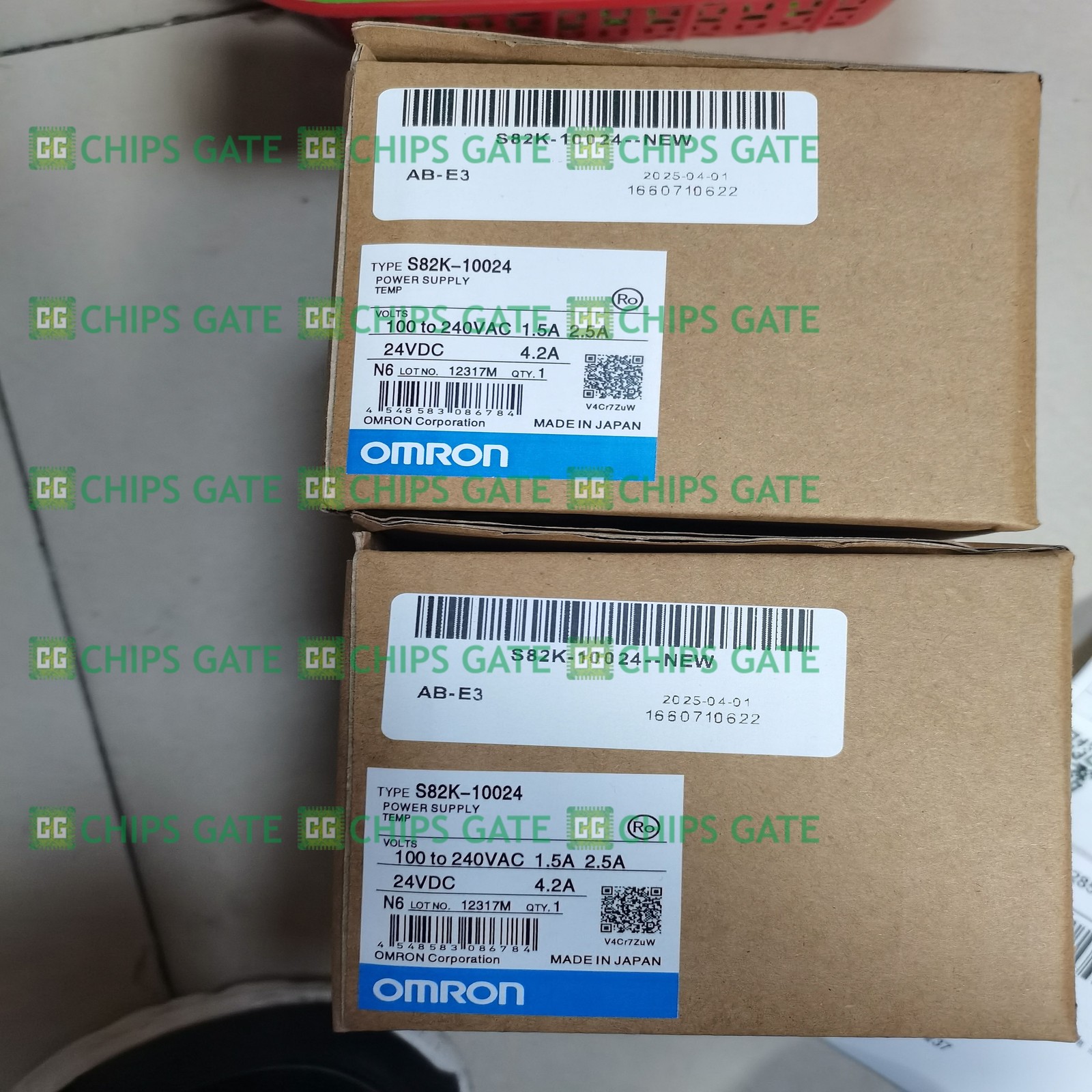 1PCS New Omron Power Supply S82K-10024 24VDC 4.2A