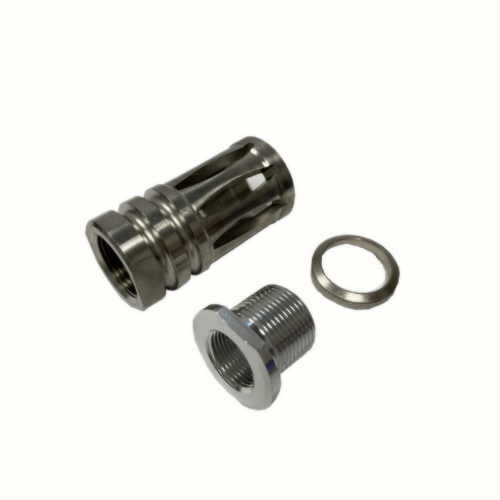 1/2''x28 TPI Thread Muzzle Brake Stainless Steel For 350 legend