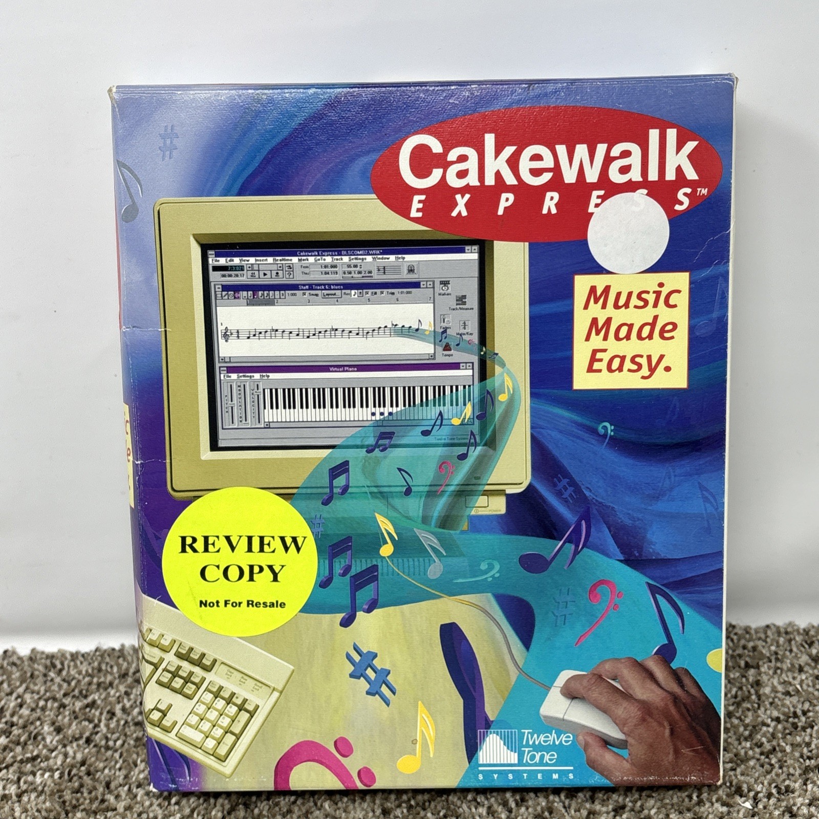 Cakewalk Express 3.01 Software IBM PC DEMONSTRATION LOANER COPY READ