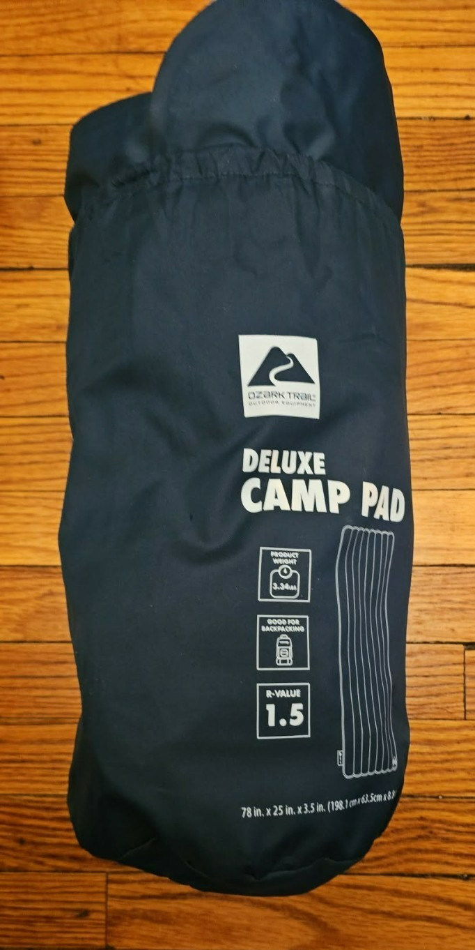 Ozark Trail Deluxe Camp Pad Gray 78x25x3.5in  Used only once