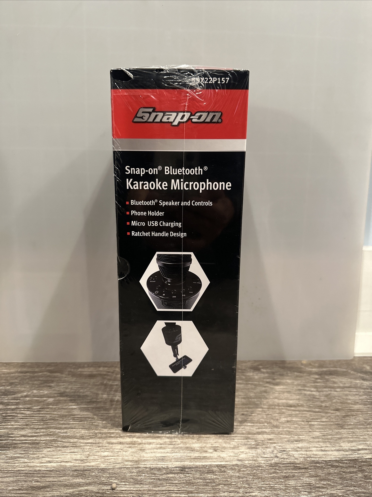New Snap-On Bluetooth Karaoke Microphone Bluetooth Mic SSX22P157 Great Gift