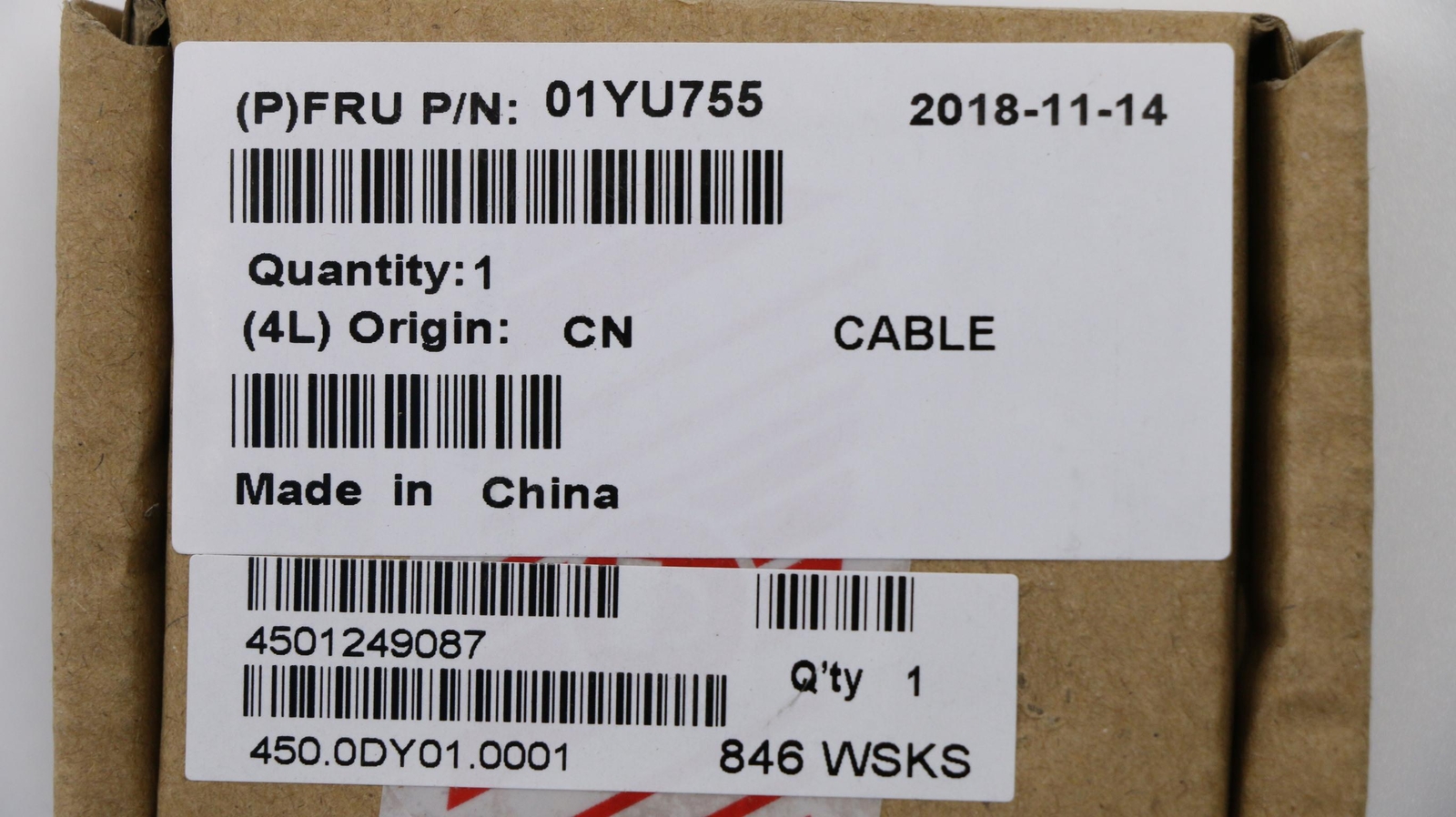 01YU755 Click Pad FFC Cable