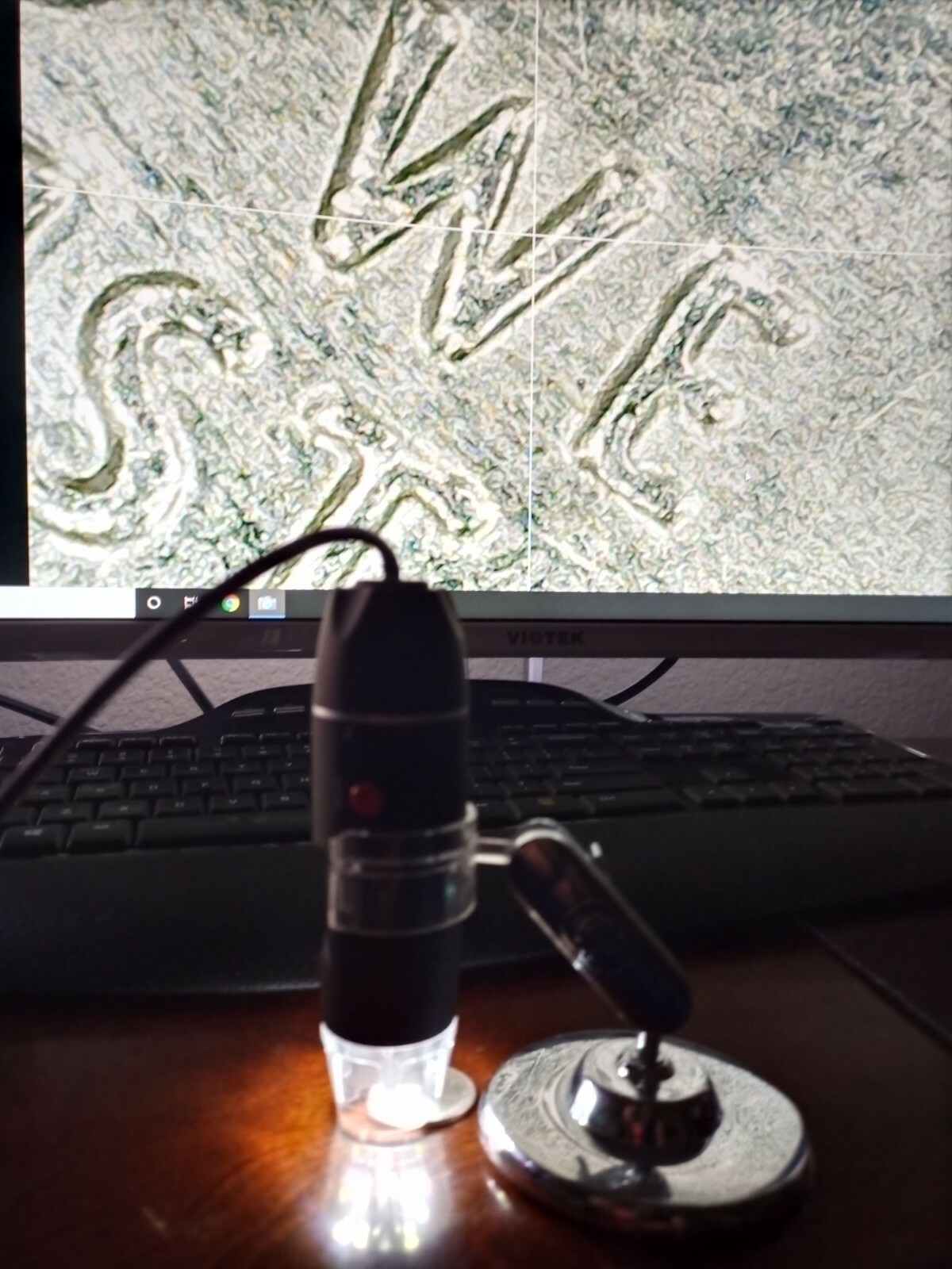 1000X Electronic magnifier Lab Research Biological USB digital microscope w/ LED