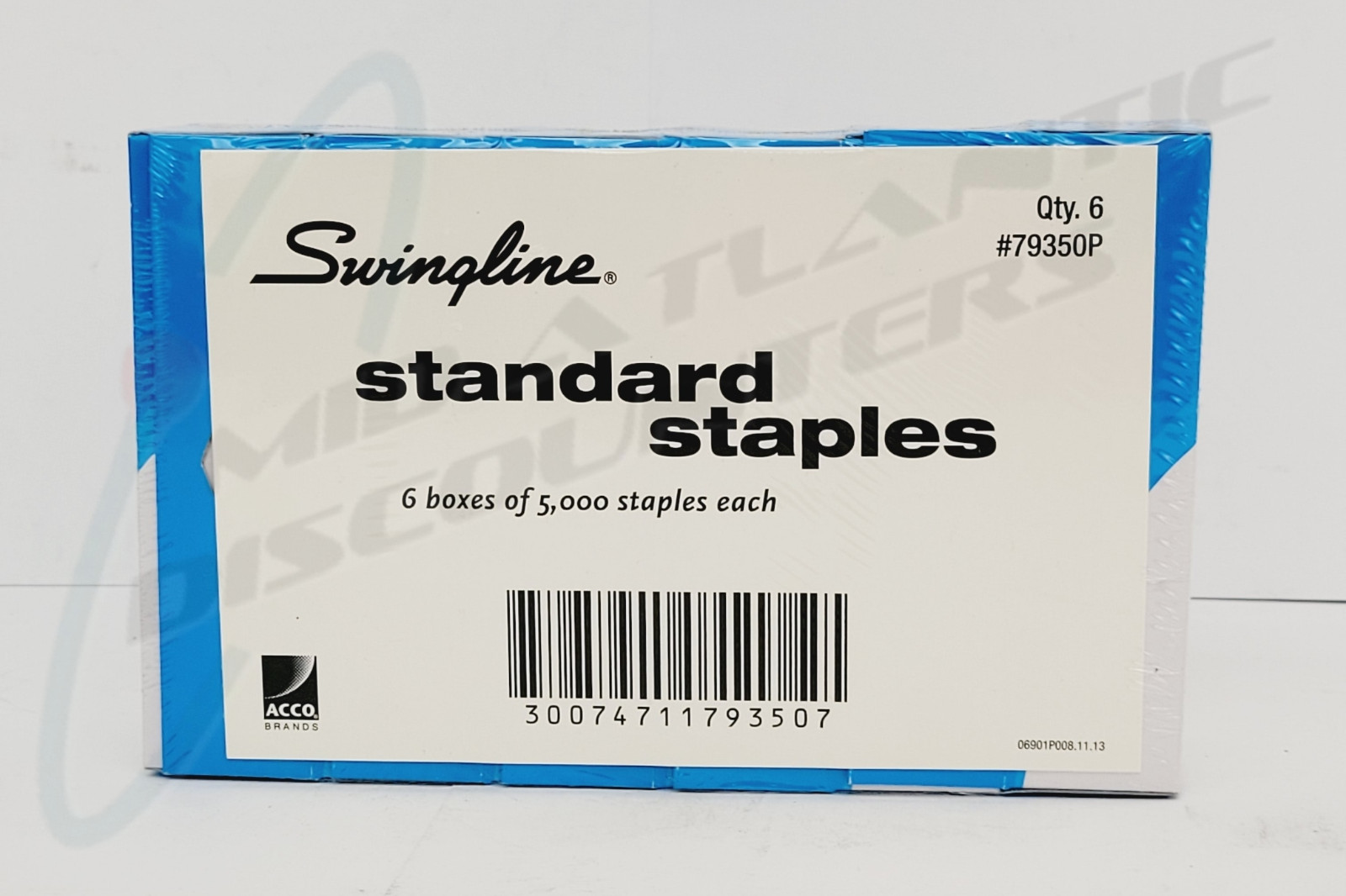 30,000 Swinqline Standard Staples #79350P 6 Boxes of 5,000 Staples