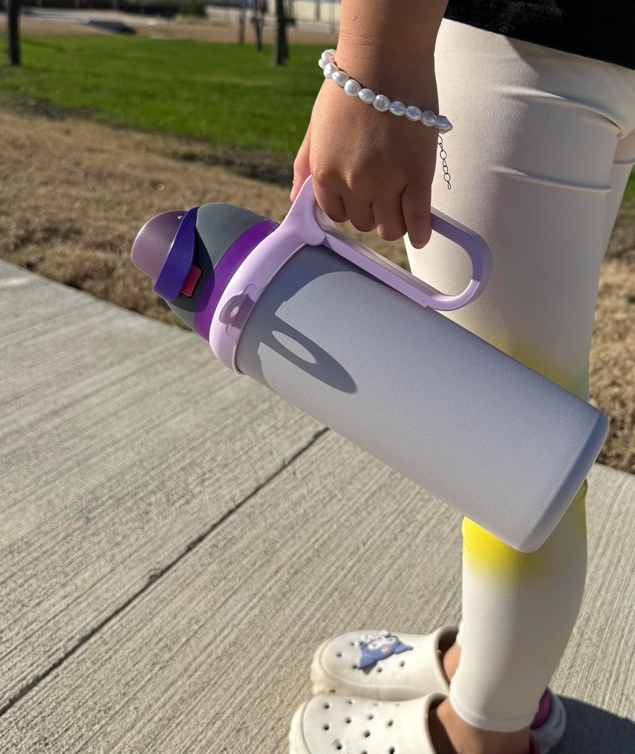 Compact & Lightweight Water Bottle Handle for Owala FreeSip - Dishwasher Safe