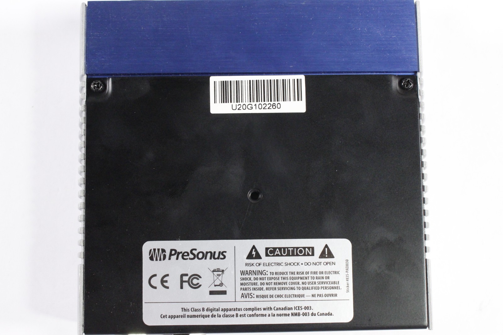 PreSonus AudioBox USB 2x2 USB Recording System with Cable - POWER TESTED ONLY
