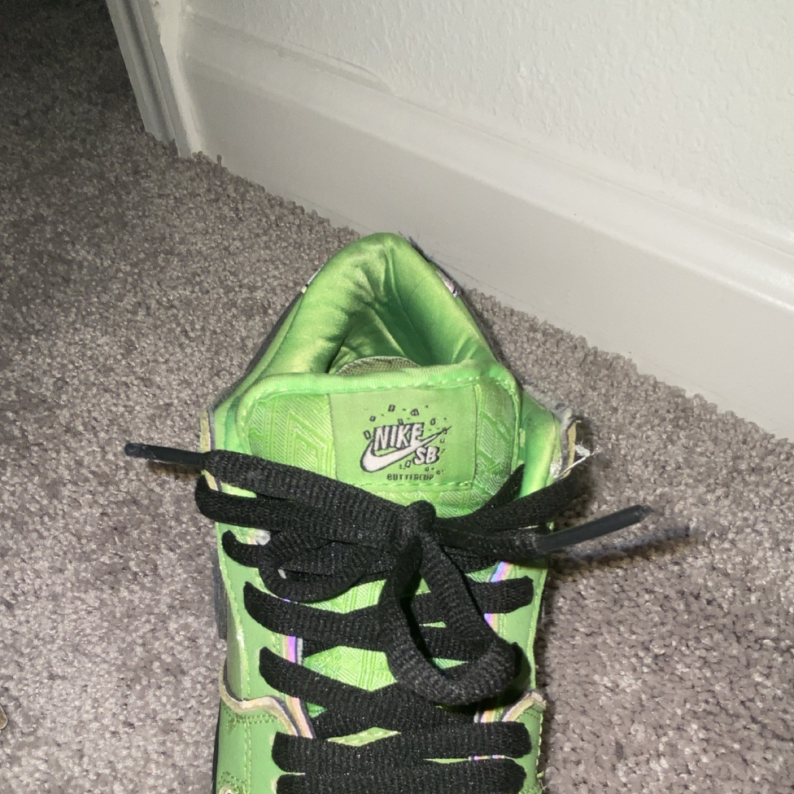 Nike SB Green Skateboarding Shoes Men's Size 7 Medium