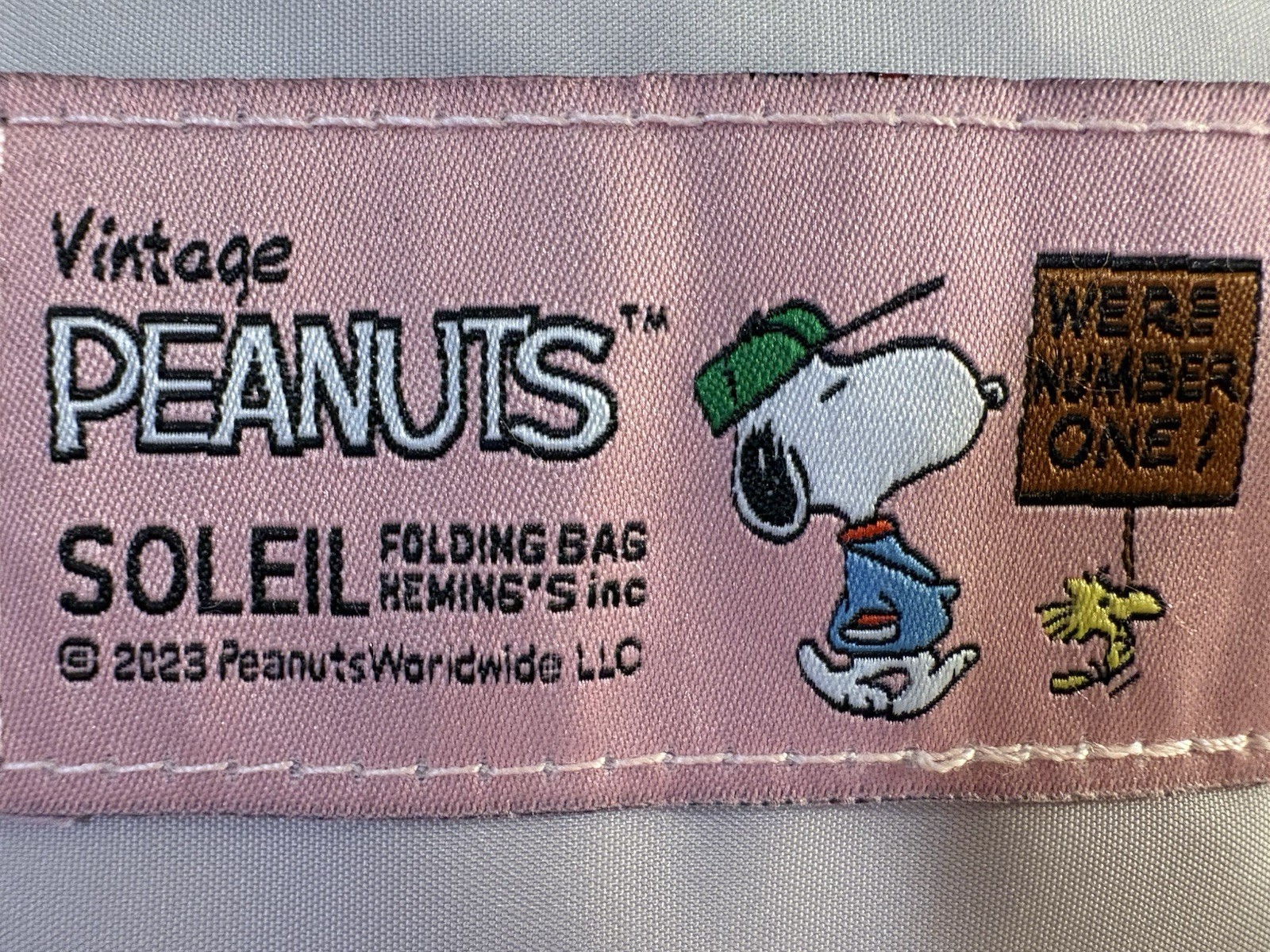 Peanuts Snoopy Foldable Bag