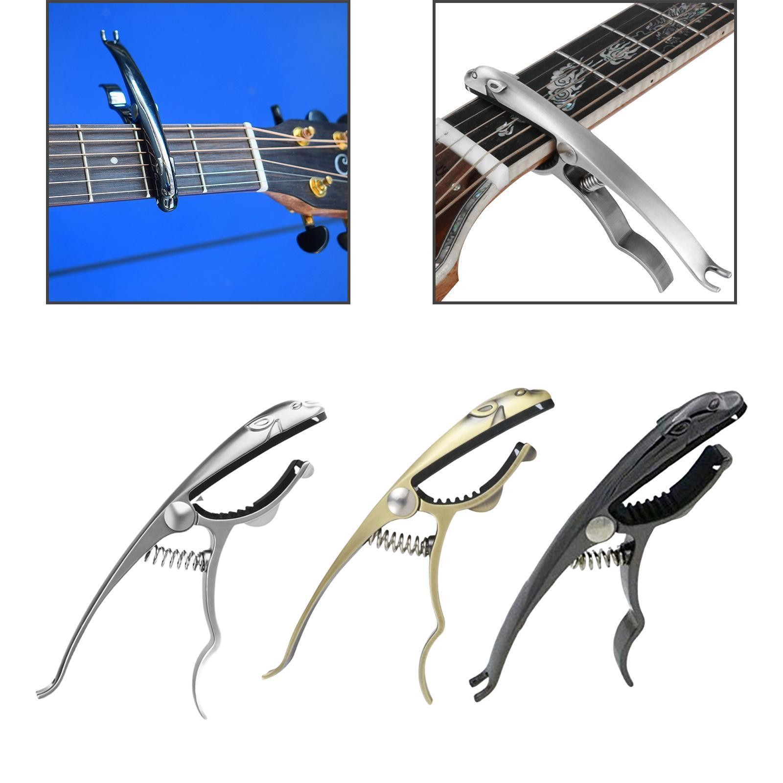 Leopard Shaped Guitar Capo Practical Professional Sturdy Premium Spring Capo
