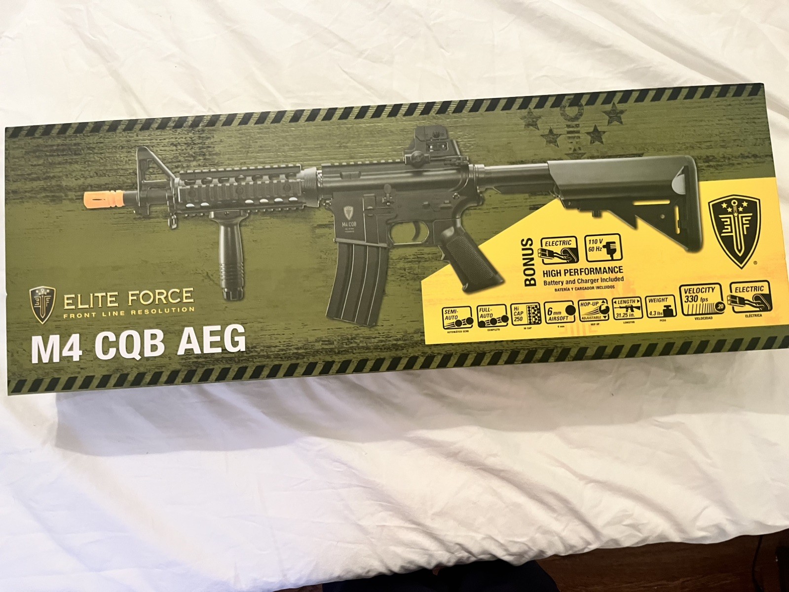 Elite Force M4 CQB AEG Airsoft Rifle – Fully Working