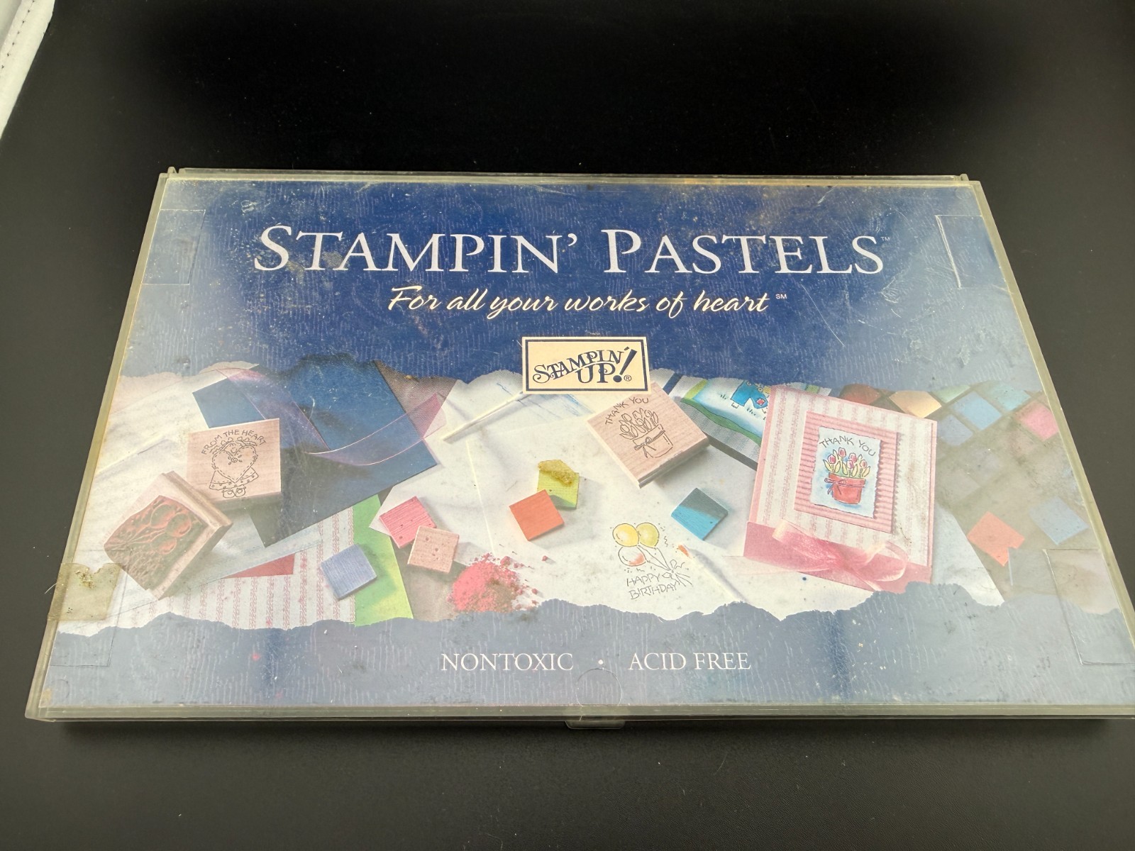 Stampin' Up! Pastels Blending Chalk Multi Color Case Stamping Paper Craft