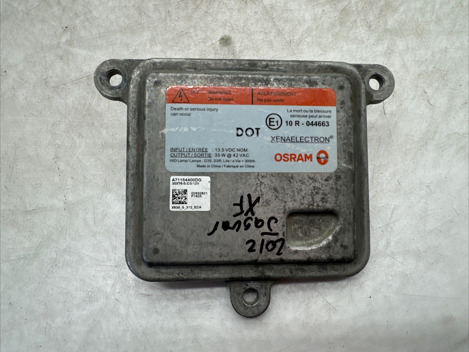 2012 2013 2014 2015 Jaguar XF Xenon Headlight Control Unit OEM HID Module