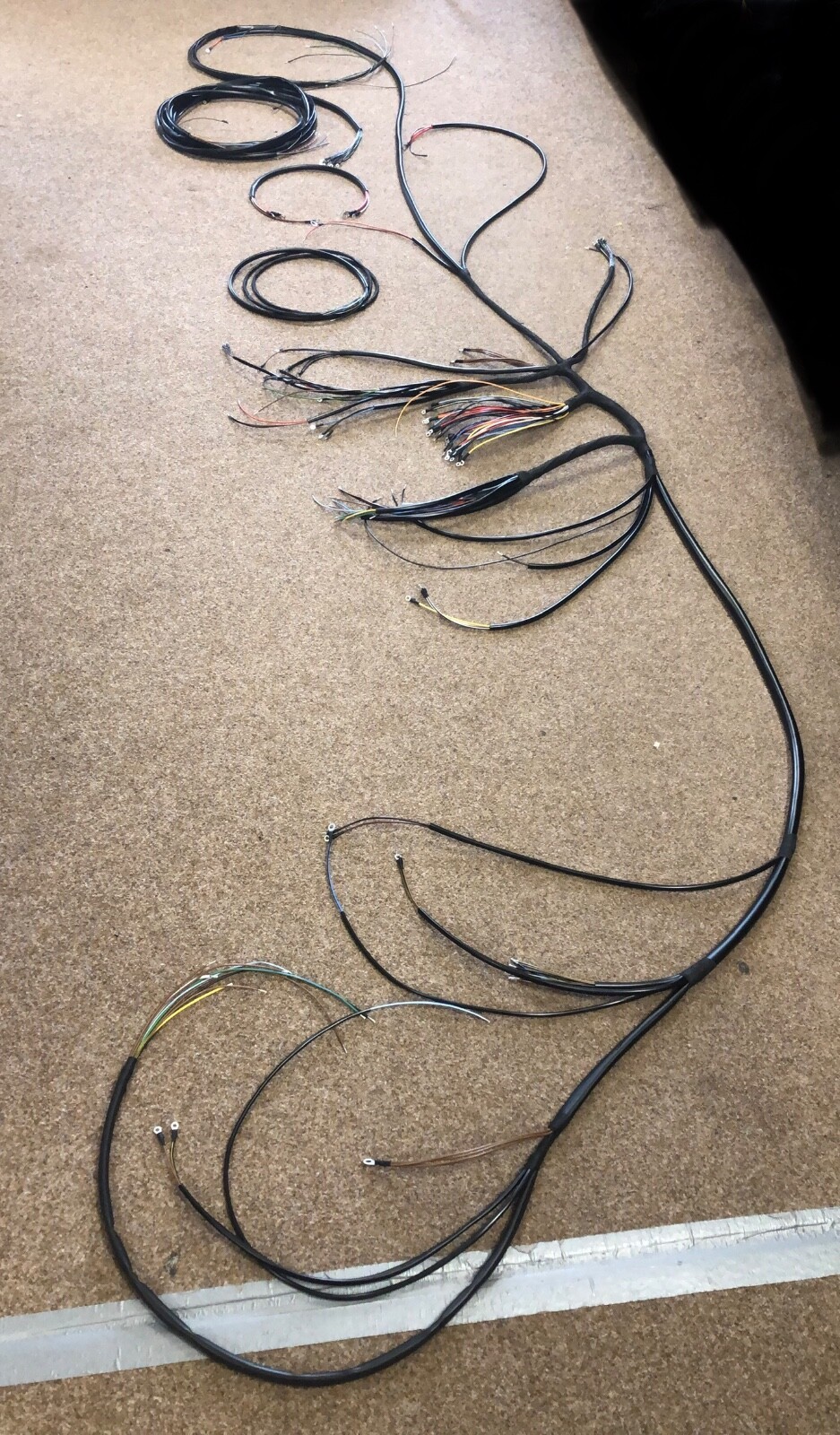 Wiring harness Mercedes 200, 220S W180, model years 1954-1959, new and complete